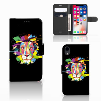 B2Ctelecom iPhone XR Flip Cover Lion Color