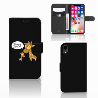 B2Ctelecom iPhone XR Flipcase Giraffe