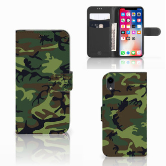 B2Ctelecom iPhone Xr hoesje Design Army Dark