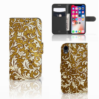 B2Ctelecom iPhone Xr hoesje Design Barok Goud