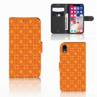 B2Ctelecom iPhone Xr hoesje Design Batik Orange