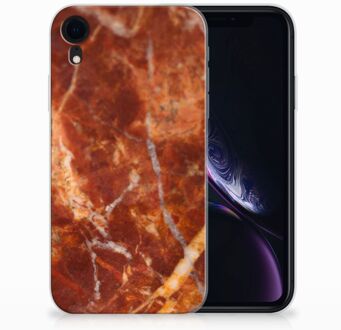 B2Ctelecom iPhone XR Hoesje Marmer Bruin