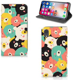 B2Ctelecom iPhone XR Hoesje met magneetsluiting Bears