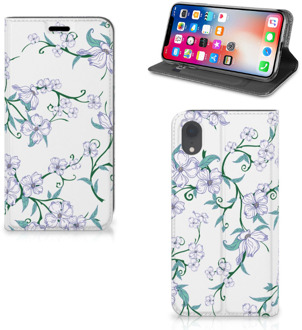 B2Ctelecom iPhone XR Hoesje met magneetsluiting Blossom White