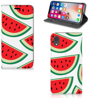 B2Ctelecom iPhone XR hoesje met magneetsluiting Watermelons