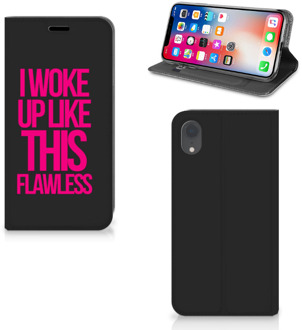 B2Ctelecom iPhone XR hoesje met magneetsluiting Woke Up