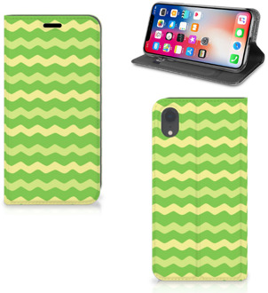 B2Ctelecom iPhone XR Hoesje Waves Green