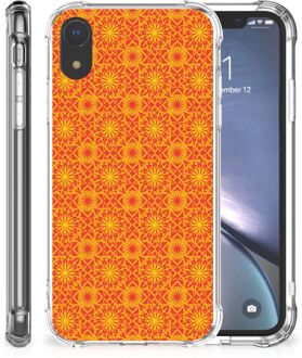 B2Ctelecom iPhone XR Shockproof Case Batik Orange