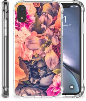 B2Ctelecom iPhone XR Shockproof Case Bosje Bloemen