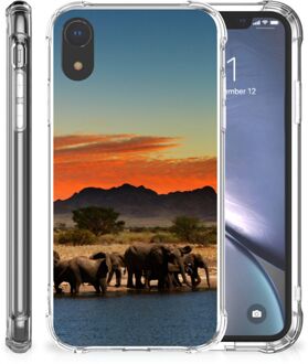 B2Ctelecom iPhone XR Shockproof Hoesje Olifanten