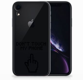 B2Ctelecom iPhone XR Silicone Back Cover  Finger DTMP