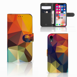 B2Ctelecom iPhone Xr Stand Case Polygon Color