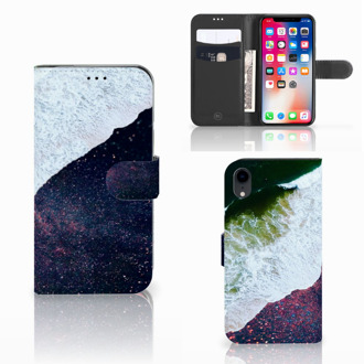 B2Ctelecom iPhone Xr Stand Case Sea in Space