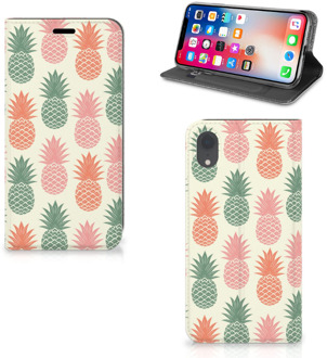 B2Ctelecom iPhone Xr Standcase Hoesje Design Ananas