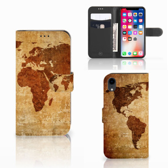 B2Ctelecom iPhone Xr Standcase Wereldkaart