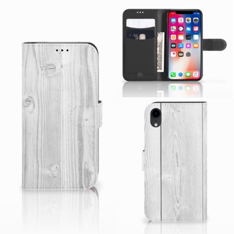 B2Ctelecom iPhone Xr Standcase White Wood