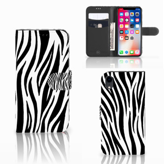 B2Ctelecom iPhone Xr Standcase Zebra