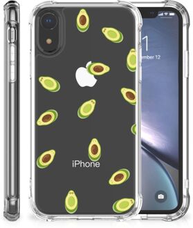 B2Ctelecom iPhone XR Stevige Bumper Hoesje Avocado