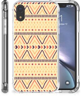 B2Ctelecom iPhone XR Stevige Bumper Hoesje Aztec Yellow