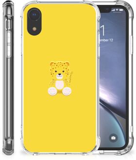 B2Ctelecom iPhone XR Stevige Bumper Hoesje Baby Lepperd