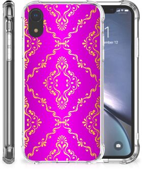 B2Ctelecom iPhone Xr  TPU-siliconen Hoesje Barok Roze