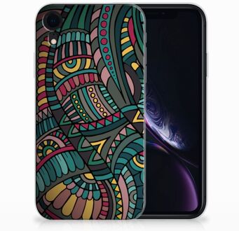 B2Ctelecom iPhone Xr TPU-siliconen Hoesje Design  Aztec