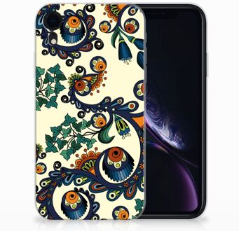 B2Ctelecom iPhone Xr TPU-siliconen Hoesje Design  Barok Flower