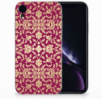 B2Ctelecom iPhone Xr TPU-siliconen Hoesje Design  Barok Pink