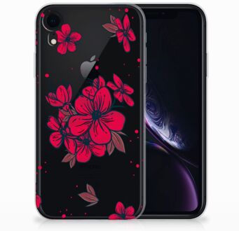 B2Ctelecom iPhone Xr TPU-siliconen Hoesje Design  Blossom Red