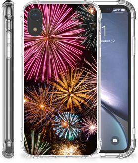 B2Ctelecom iPhone Xr  TPU-siliconen Hoesje Design Vuurwerk