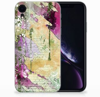 B2Ctelecom iPhone Xr  TPU-siliconen Hoesje Letter Painting