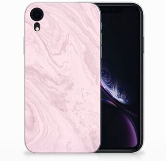 B2Ctelecom iPhone Xr  TPU-siliconen Hoesje Marble Pink