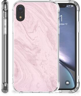 B2Ctelecom iPhone Xr  TPU-siliconen Hoesje Marble Pink