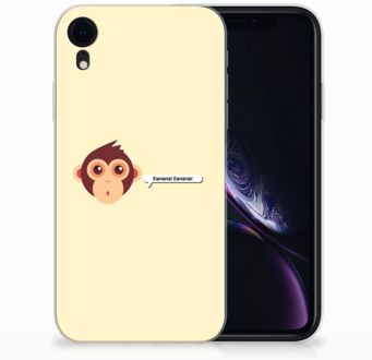 B2Ctelecom iPhone Xr  TPU-siliconen Hoesje Monkey