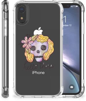 B2Ctelecom iPhone Xr  TPU-siliconen-siliconen Hoesje Boho Skull