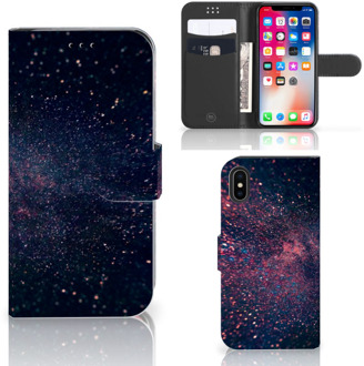 B2Ctelecom iPhone Xs Bookcase Design Stars