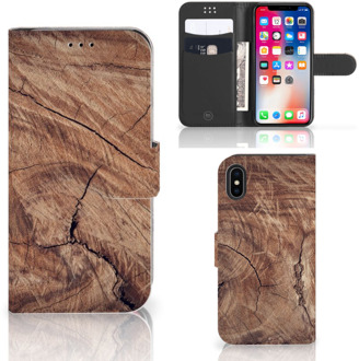 B2Ctelecom iPhone Xs Bookcase Design Tree Trunk