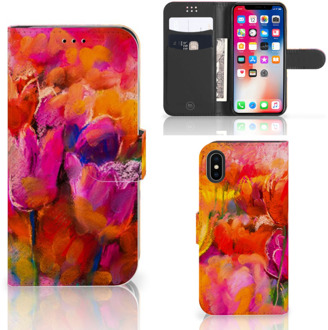 B2Ctelecom iPhone Xs Bookcase Design Tulpen