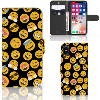 B2Ctelecom iPhone Xs Bookcase Hoesje Design Emoji