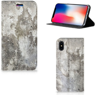 B2Ctelecom iPhone Xs Hoesje Design Beton