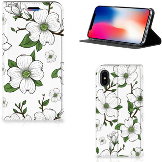 B2Ctelecom iPhone Xs Hoesje Design Dogwood Flowers