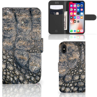 B2Ctelecom iPhone Xs Hoesje Krokodillenprint