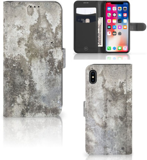 B2Ctelecom iPhone Xs Max Beschermhoes Beton