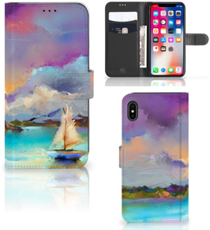 B2Ctelecom iPhone Xs Max Beschermhoes Boat