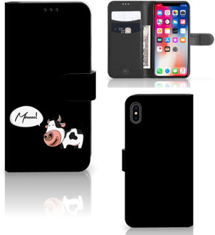 B2Ctelecom iPhone Xs Max Beschermhoes Cow