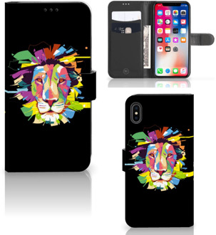 B2Ctelecom iPhone Xs Max Beschermhoes Lion Color