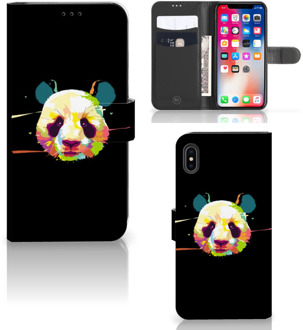 B2Ctelecom iPhone Xs Max Beschermhoes Panda Color