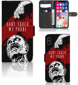 B2Ctelecom iPhone Xs Max Beschermhoes Zombie Blood