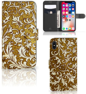 B2Ctelecom iPhone Xs Max Smartphone Hoesje Barok Goud