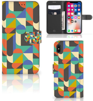 B2Ctelecom iPhone Xs Max Smartphone Hoesje Funky Retro